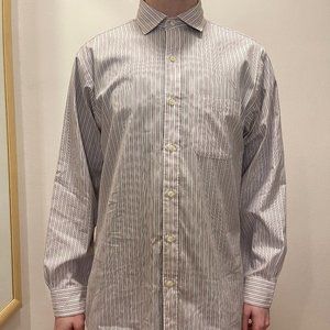 Brooks Brothers 15.5 Neck 33 Sleeve Striped Dress Shirt Slim Fit